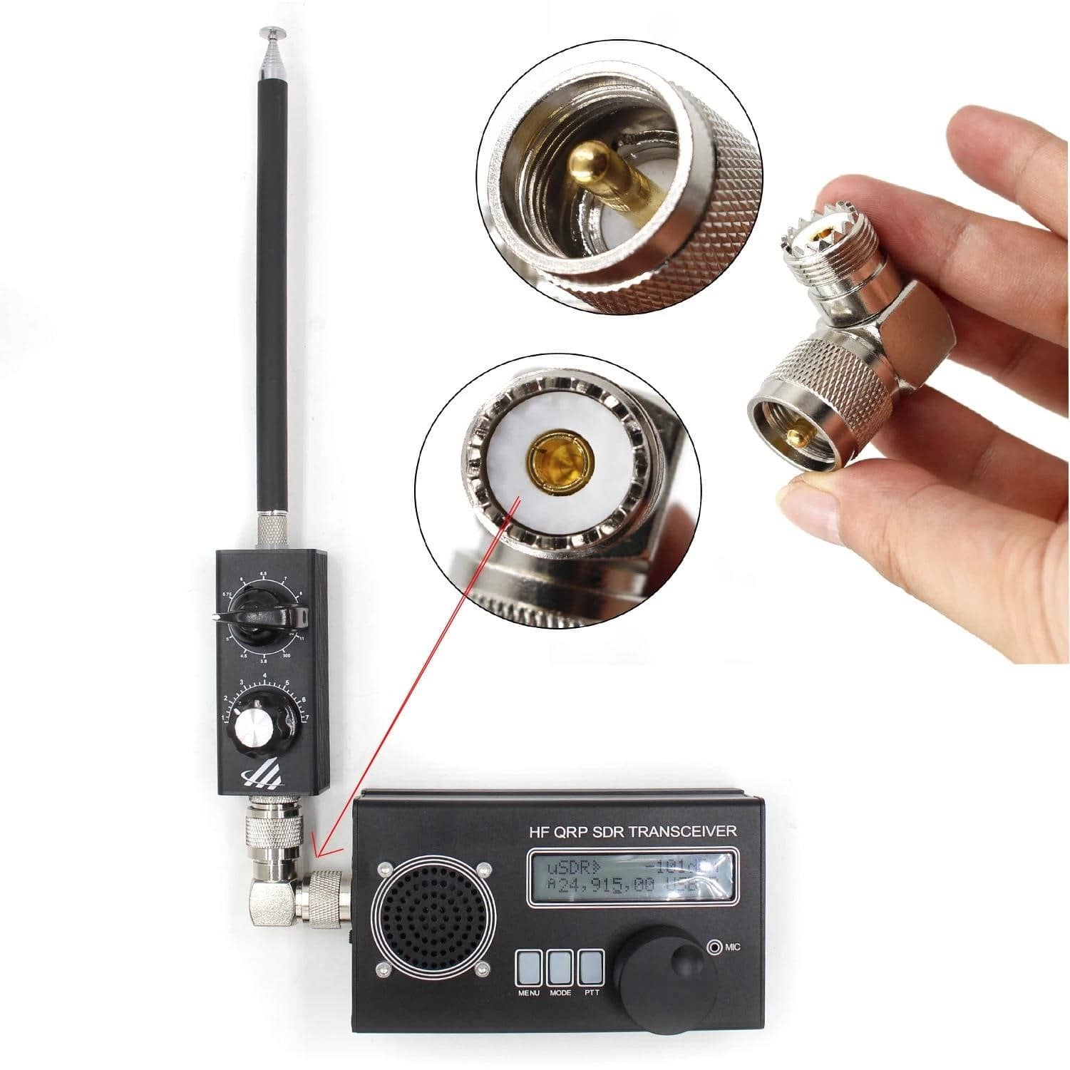 Трансивер USDX USDR SDR 8-діапазонний USB, LSB, CW, AM, FM HF SSB