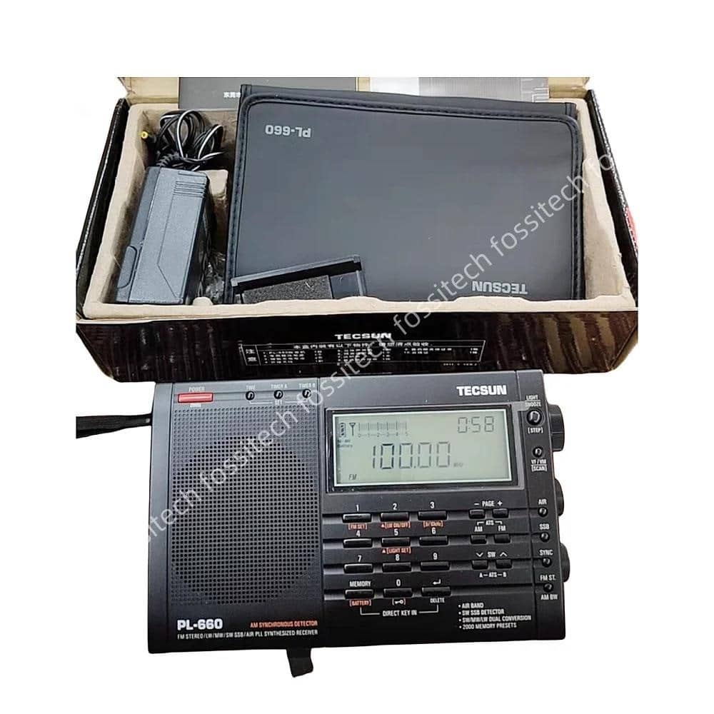 TECSUN PL-660 Airband Radio FM/MW/SW/LW Multiband Digital Tuning