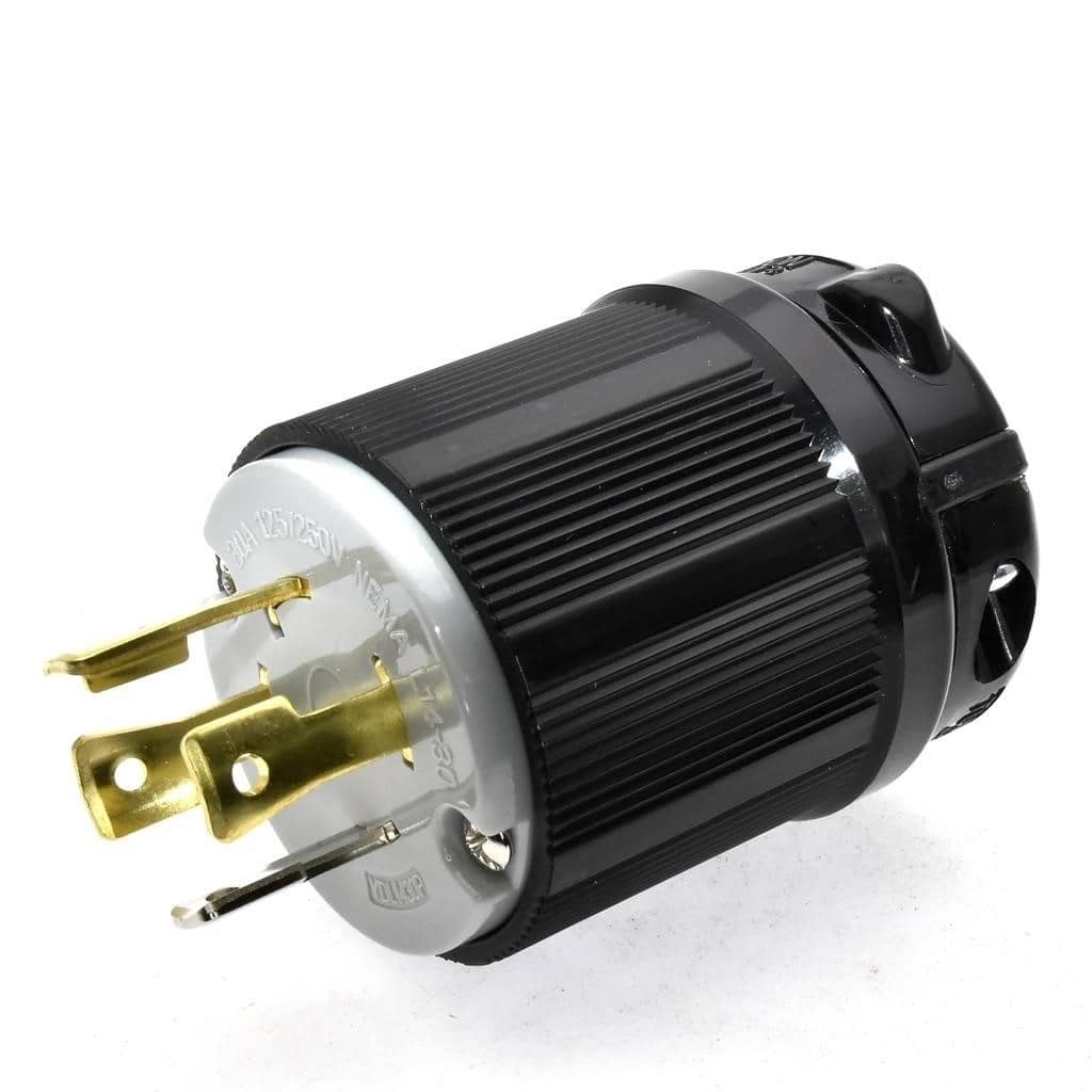 NEMA L14-30P 30 А, 125/250 В, 4-контактний генератор, штекерний