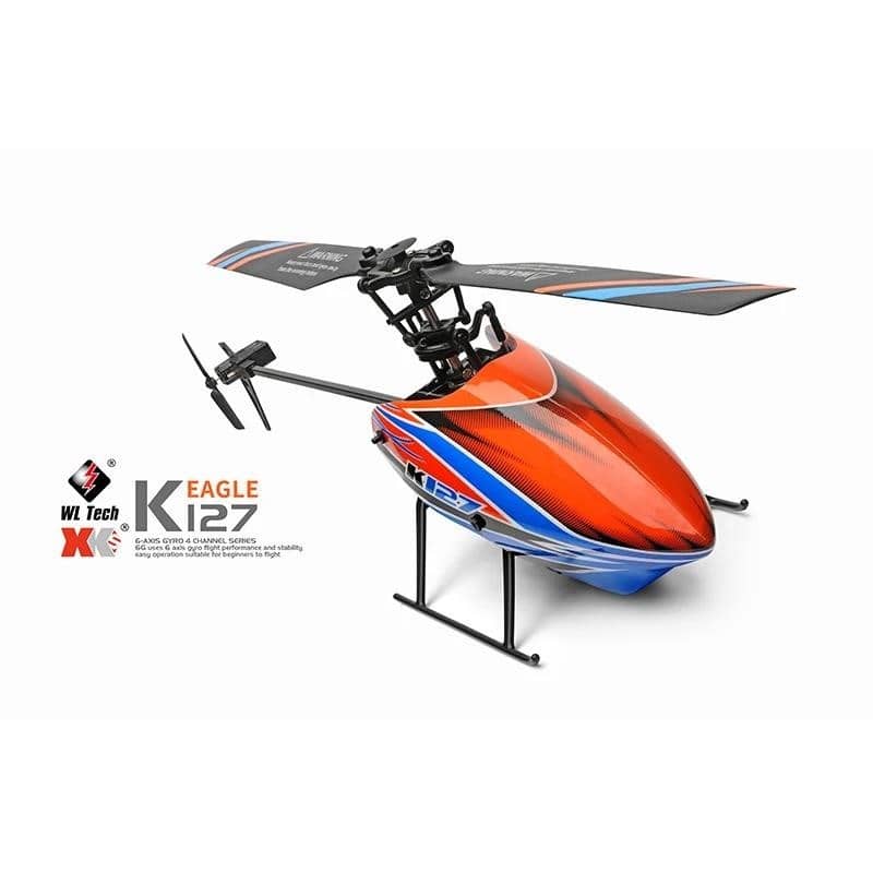 Вертольоти на радіоуправлінні WLtoys k200 K127 2,4 ГГц, 4 канали