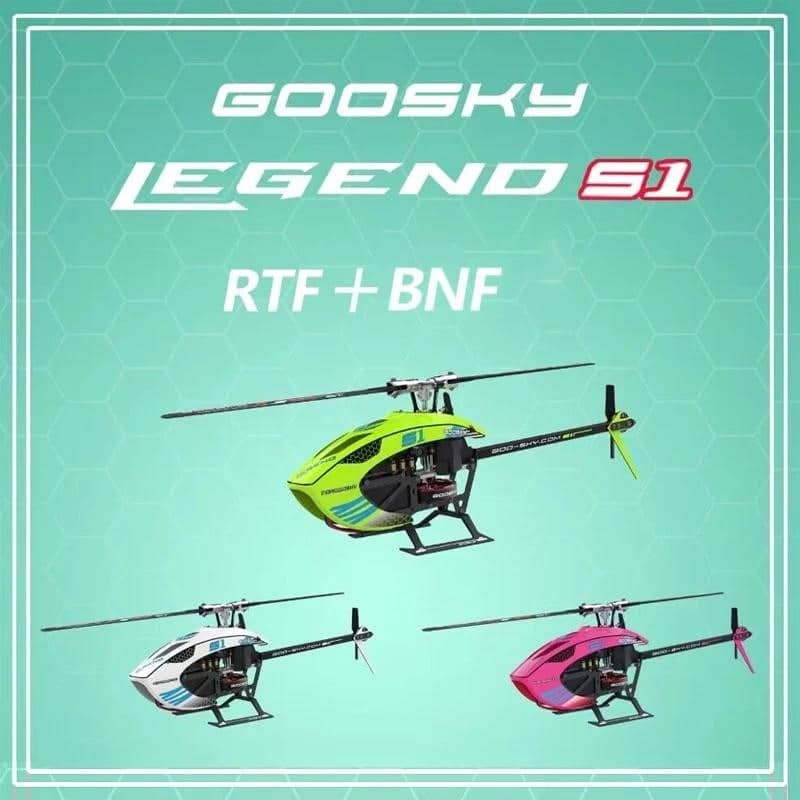 Goosky S1 BNF/RTF 6CH 3D Stunt Подвійний безщітковий двигун з