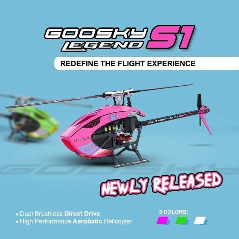 Goosky S1 BNF/RTF 6CH 3D Stunt Подвійний безщітковий двигун з