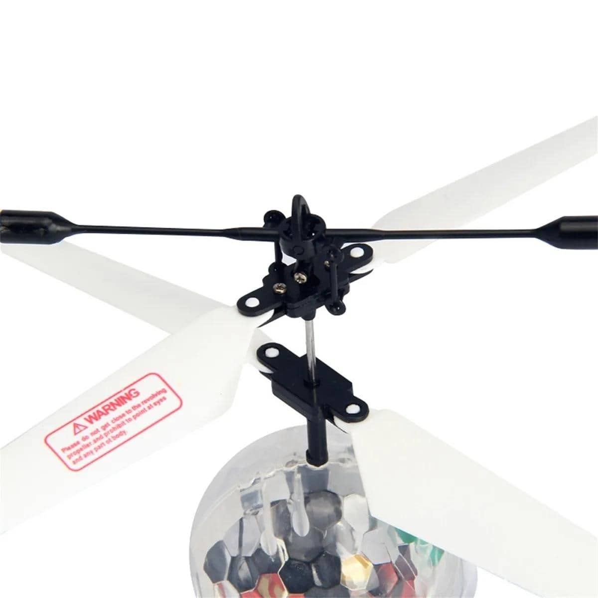 Flying helicopter ball clearance