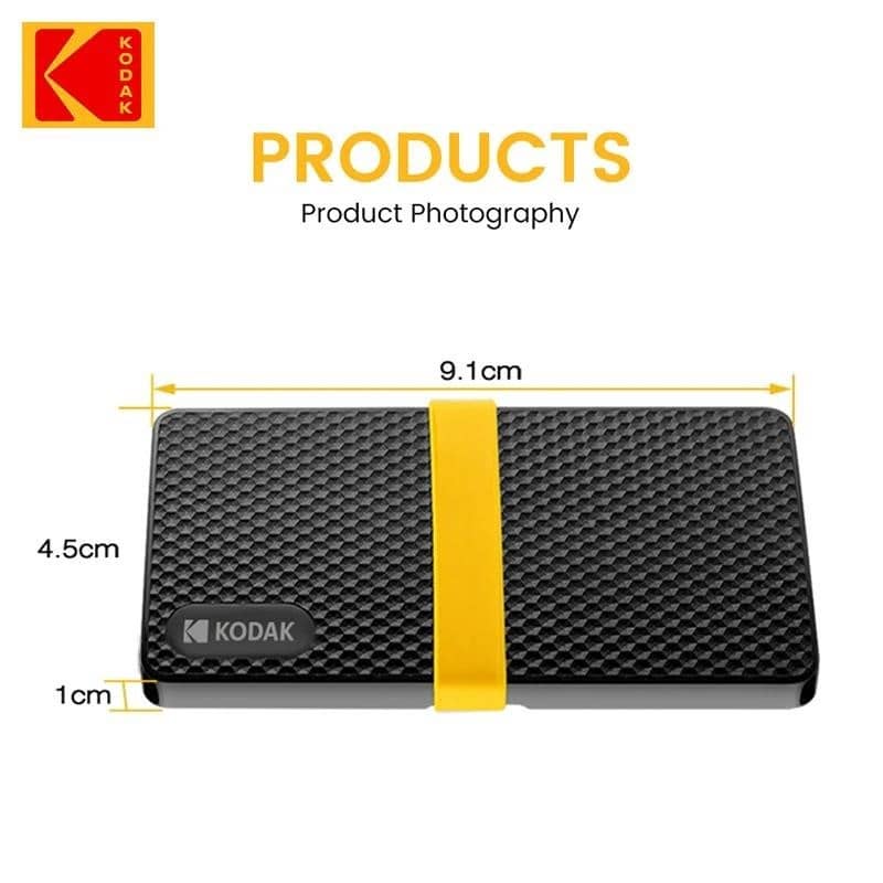 Kodak X200 Portable SSD 2TB 1TB USB 3.1 Type C Hard Disk 512GB
