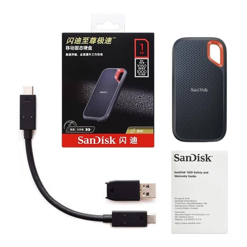 SanDisk Portable SSD Зовнішній твердотільний диск 1 ТБ 2 ТБ 4 ТБ