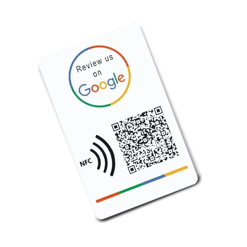 Індивідуальний друк NFC і QR-код Візитки Google Review Card
